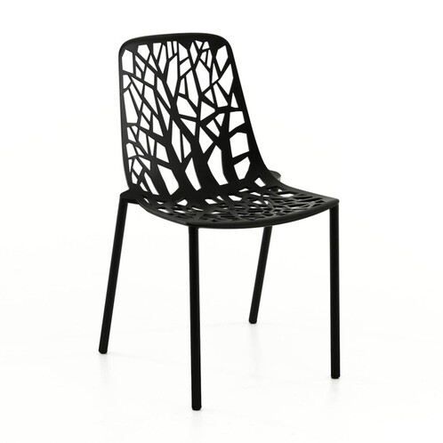 Fast - Forest Garden Chair - black/powder-coated
