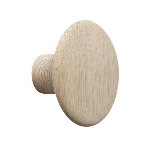 Muuto - The Dots Hooks S - oak/matt/Ø 9cm