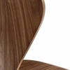Fritz Hansen - Série 7 - Tabouret de bar 76cm - noyer/piètement métal chromé/naturel