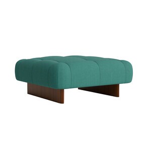 HAY - Quilton Lift Ottomane Gestell Nussbaum