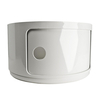 Kartell - Componibili 1 Modular Element round - white/ABS-plastics/height 23,5cm