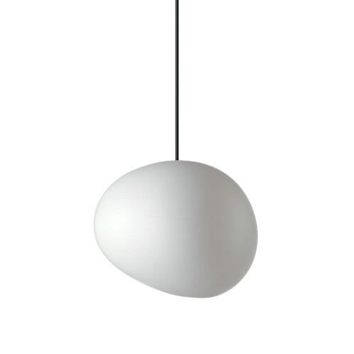 Foscarini - Gregg Outdoor Media Pendelleuchte - weiß/Kunststoff/Größe 1/LxBxH 31x26x26cm