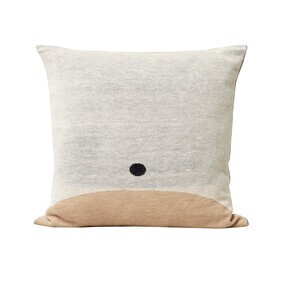 Form & Refine - Coussin crème de motifs Aymara 52x52cm