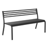 emu - Segno Garden Bench 168x59cm - antique iron/powder-coated/WxHxD 168x81x59cm