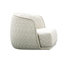 Moroso - Redondo Armchair - white/100% linen