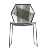 Moroso - Tropicalia Chair - natural/PVC glides/frame stainless steel/54x81x56cm