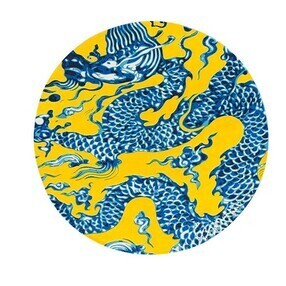 GAN - Blue China Teppich Ø250cm