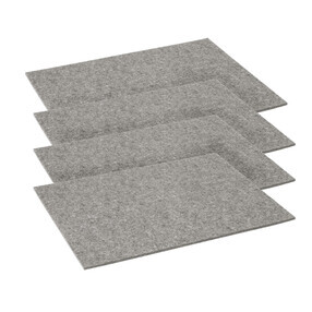 HEY-SIGN - Set de 4 sets de table rectangulaire 45x35cm
