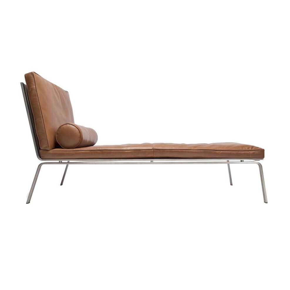Norr 11 Man Chaise Longue Ambientedirect, Leather Chaise Longue