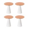 Schönbuch - Cone Set Of 4 Hooks - copper/white/open-pored