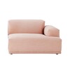 Muuto - Connect Sofa Armlehne rechts - rosa/Steelcut Trio 515/117x92cm