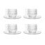 Kartell - Jellies Family Cup With Saucer Set Of 4