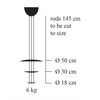 Catellani & Smith - Macchina Della Luce E LED - Suspension - dessin au trait