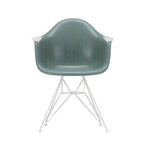 Vitra - Eames Fiberglass Armchair DAR onderstel wit