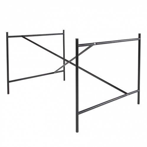 Richard Lampert - Eiermann 1 Table Frame center - black/incl. Set Height Adjustment/center/110 x 66 x 78cm