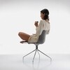 Arper - Catifa 46 - Chaise unicolore support étoilé