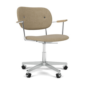 Audo - Chaise de bureau Co Task avec accoudoirs tissu