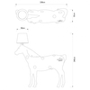 Moooi - Moooi Horse Lamp Stehleuchte - Strichzeichnung