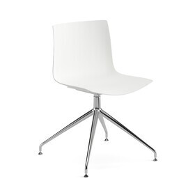 Arper - Catifa 46 - Chaise unicolore support étoilé