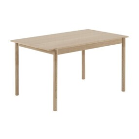 Muuto - Table à manger Linear Wood 140x85cm