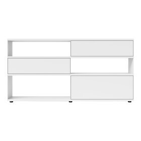 Piure - Sideboard Flow Q avec 2 tiroirs et porte abattante 200x99x40cm