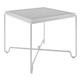 Gubi - Table de manger de jardin Tropique 90x90cm