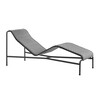 HAY Palissade Lounge Chair aus Metall mit grauem Polster in ergonomischem Design für Außenbereiche. - Palissade Steppkissen 195x49,5cm