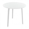 Magis - Table First Outdoor - Table ronde - blanc/pied de table blanc/Taille 1/Ø79,2