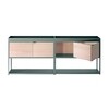 HAY - New Order - Rek/sideboard 200x79.5cm - army donkergroen/es/2 houten deuren