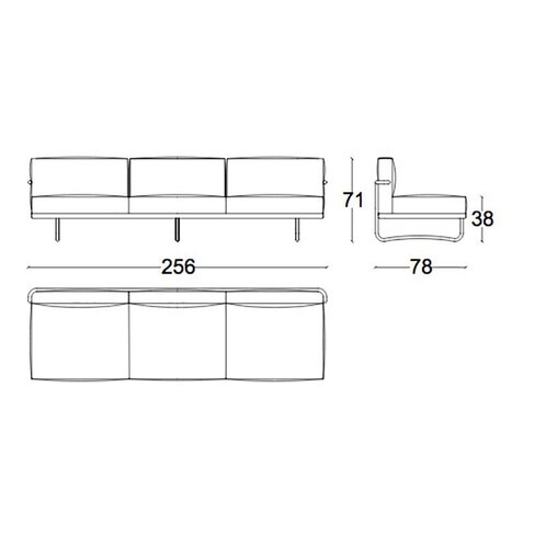 Cassina LC5 Canapé Appartement le Corbusier | AmbienteDirect