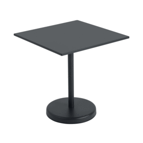 Muuto - Table de bistrot Linear Steel 70x73x70cm