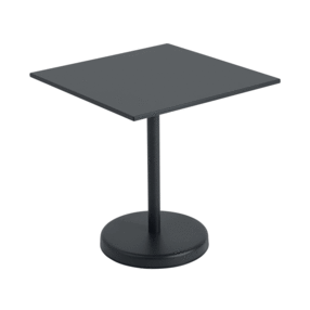 Muuto - Table de bistrot Linear Steel 70x73x70cm