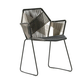 Moroso - Chaise avec accoudoirs Tropicalia