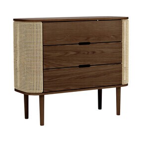 Umage - Treasures dressoir donkere eiken weens vlechtwerk