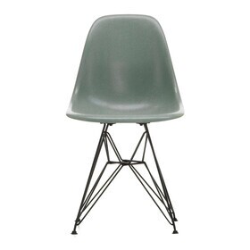 Vitra - Eames Fiberglass Side Chair DSR zwart