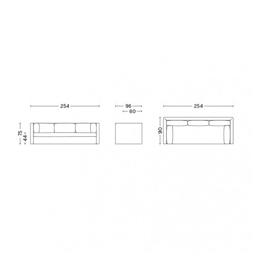 Hay hackney online 3 seater sofa