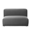 Muuto - Connect Center Module - dark grey/Steelcut Trio 153/L x B: 117x92cm