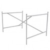 Richard Lampert - Eiermann 1 tafelonderstel midden - zilver/incl. hoogteverstelling 3,5cm/in het midden/110 x 66 x 78cm