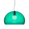 Kartell - FL/Y - Pendellamp - smaragdgroen/transparant/Ø52cm