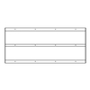 HAY - Loop Stand - Crossbar frame - blanc/120 x 64.5 x 3 cm/pour la table Loop Stand de 180 & 200cm