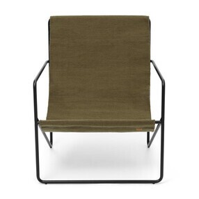 Ferm Living - Desert Loungestuhl Gestell schwarz