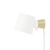 Normann Copenhagen - Rise Wall Lamp - white/H x L x Ø: 9,7 x 17 x10cm