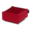 Hey-Sign - Box 2 Felt Storage Boxes 3 Pieces - red
