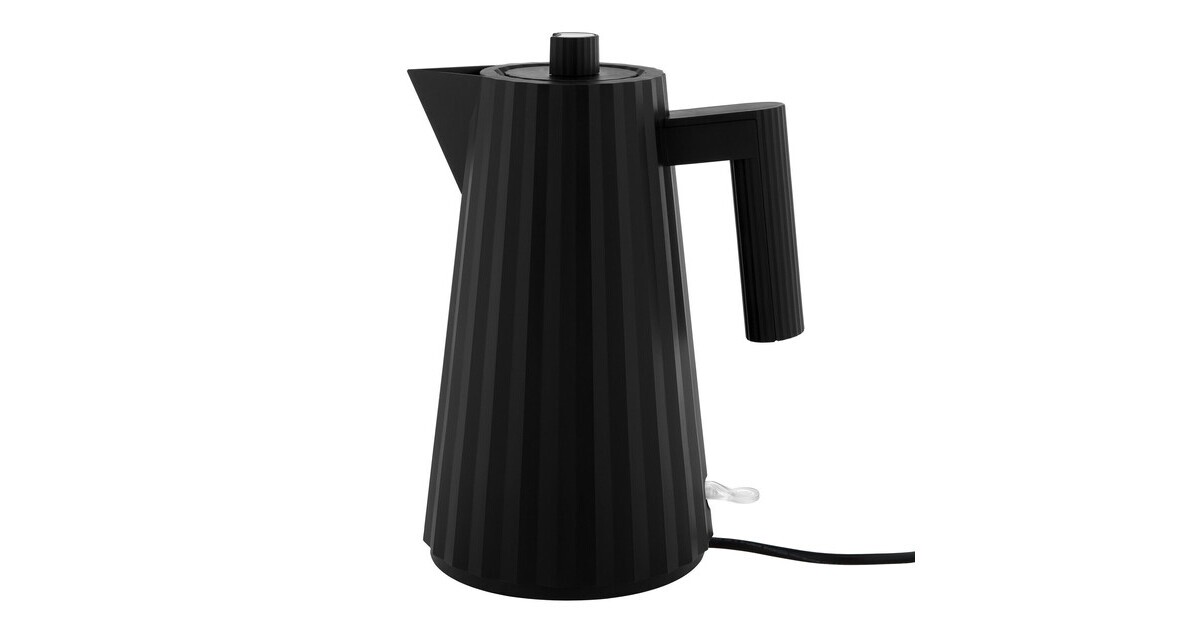 Alessi - Bouilloire électrique 1 L - Plissé Noir / De Lucchi