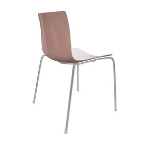 Arper - Catifa 46 0251 Stuhl zweifarbig Gestell Chrom