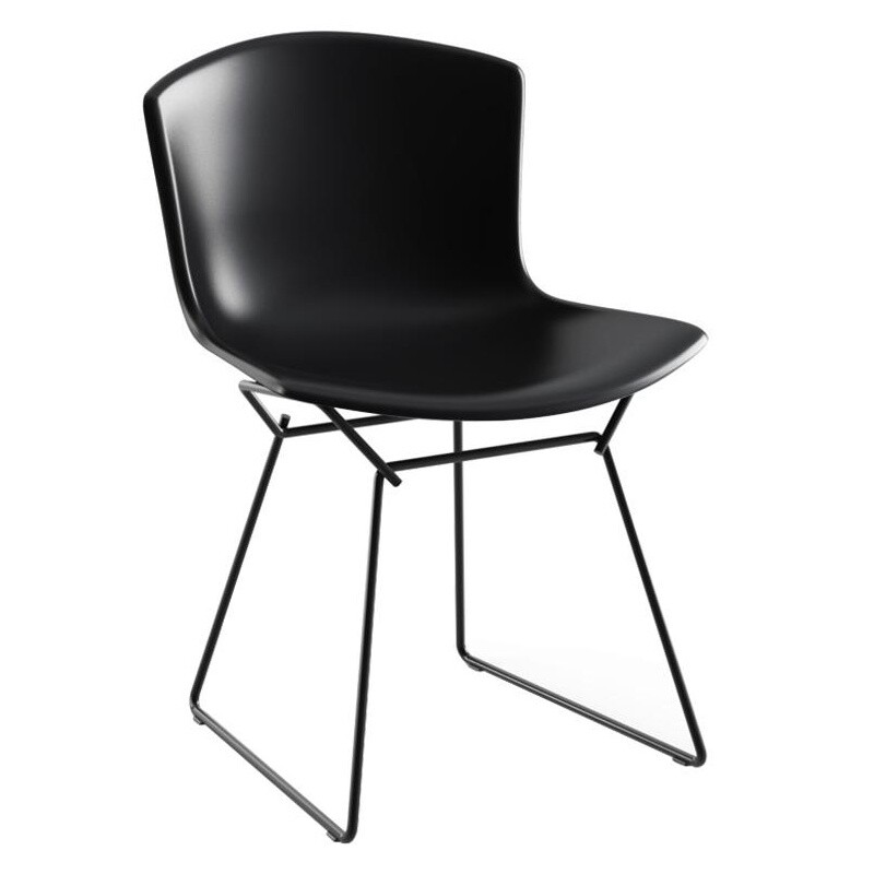 Knoll International Bertoia Plastic Stuhl Gestell Schwarz Ambientedirect