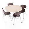 Fritz Hansen - Die Ameise Stuhl Naturfurnier 46,5cm