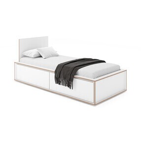 Müller Small Living - Spaze eenpersoonsbed met hoog hoofdeinde 100x200cm