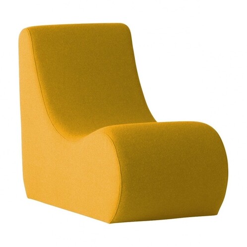 VerPan - Welle 2 Sofaelement - gelb/Stoff Hallingdal 457/108x80x50