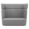 Softline - Basket Sofa With High Back - grey/fabrics felt 620/WxHxD 152x126x74cm